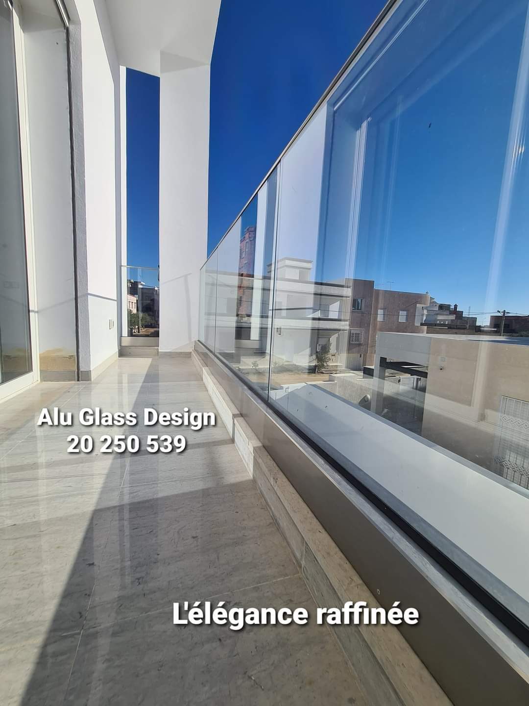 Rampes d’escalier en verre